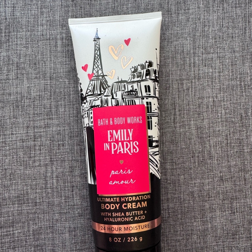 Bath & Body Works Emily in Paris Body Cream - Pink, Black, and White
